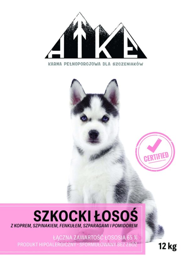 Hike Holistic Salmon Puppy - Karma dla szczeniąt szkocki Łosoś 65% - obrazek 2